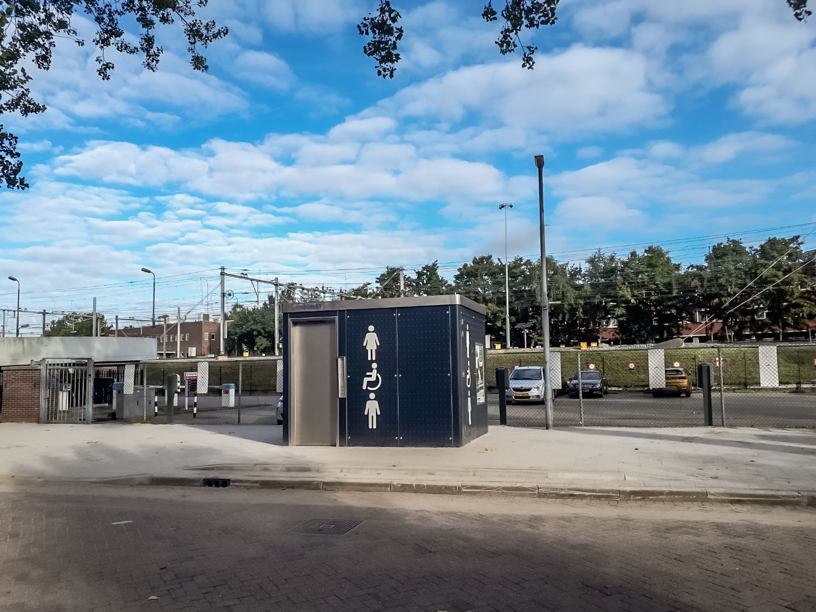 The Revolving Toilet on Schiestraat near Rotterdam Central Station