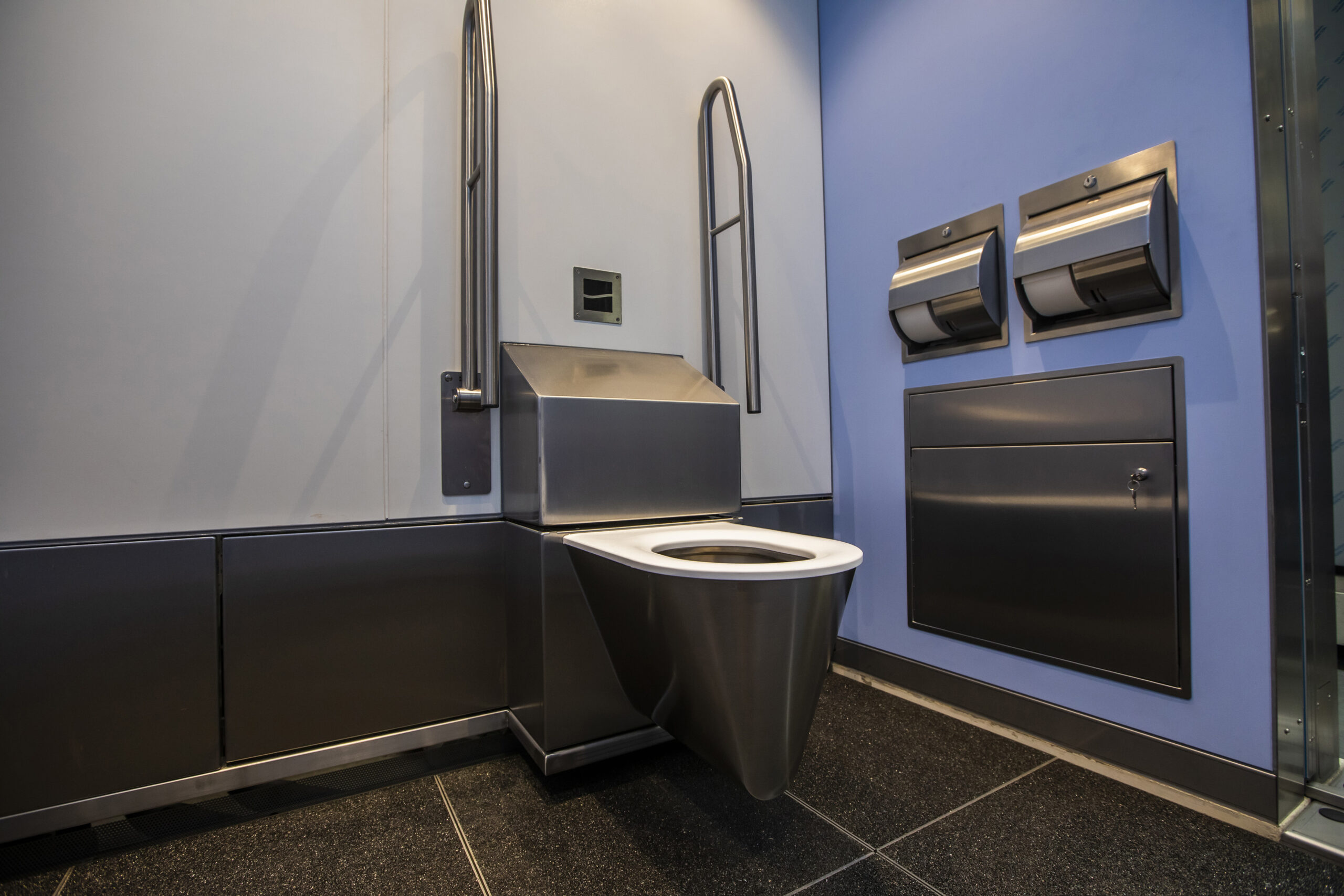 Interior of The Revolving Toilet