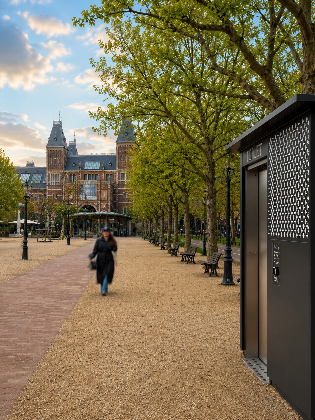 The Revolving Toilet at Museumplein in Amsterdam