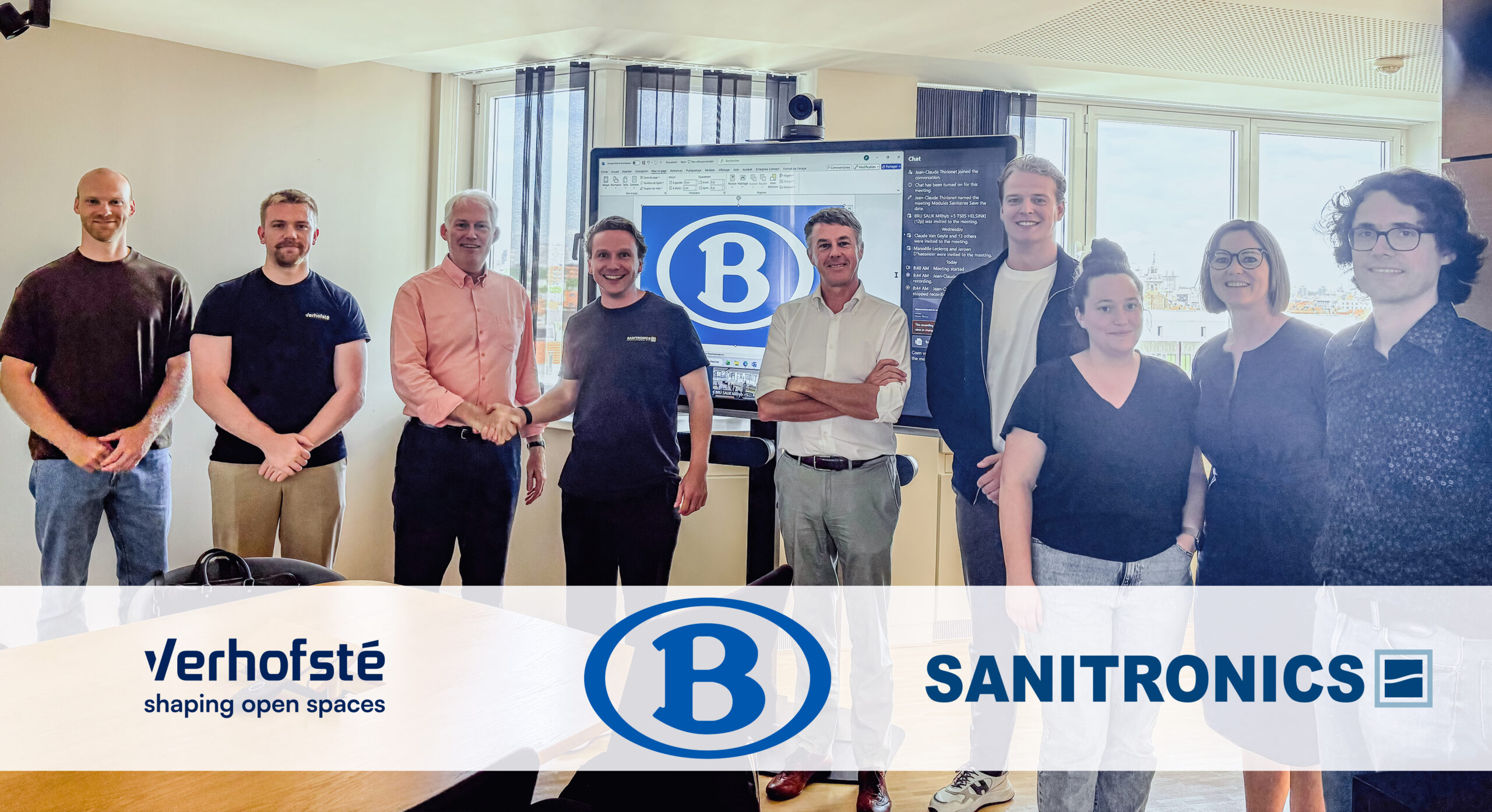 Teams of Sanitronics, Verhofsté and NMBS / SNCB