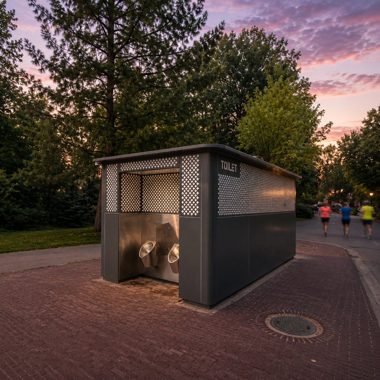 Sanitronics-openbaar toilet in het Oosterpark